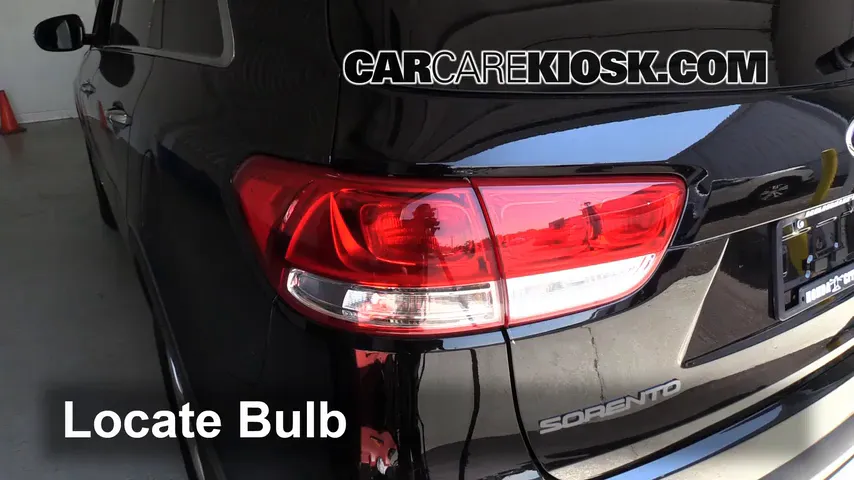 2016 Kia Sorento LX 3.3L V6 Lights Turn Signal - Rear (replace bulb)